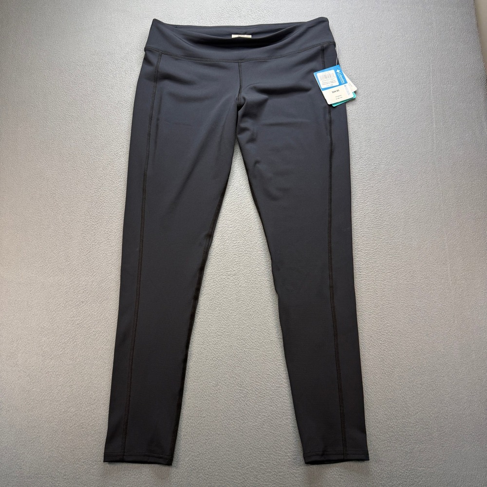Columbia Summer's Pier Legging Womens L Black Polyester Blend Active Performance